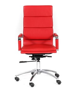 Компьютерное кресло CHAIRMAN 750 экокожа красная в Саранске - предосмотр 1